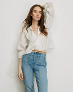 Sawyer Self-Tie Blouse