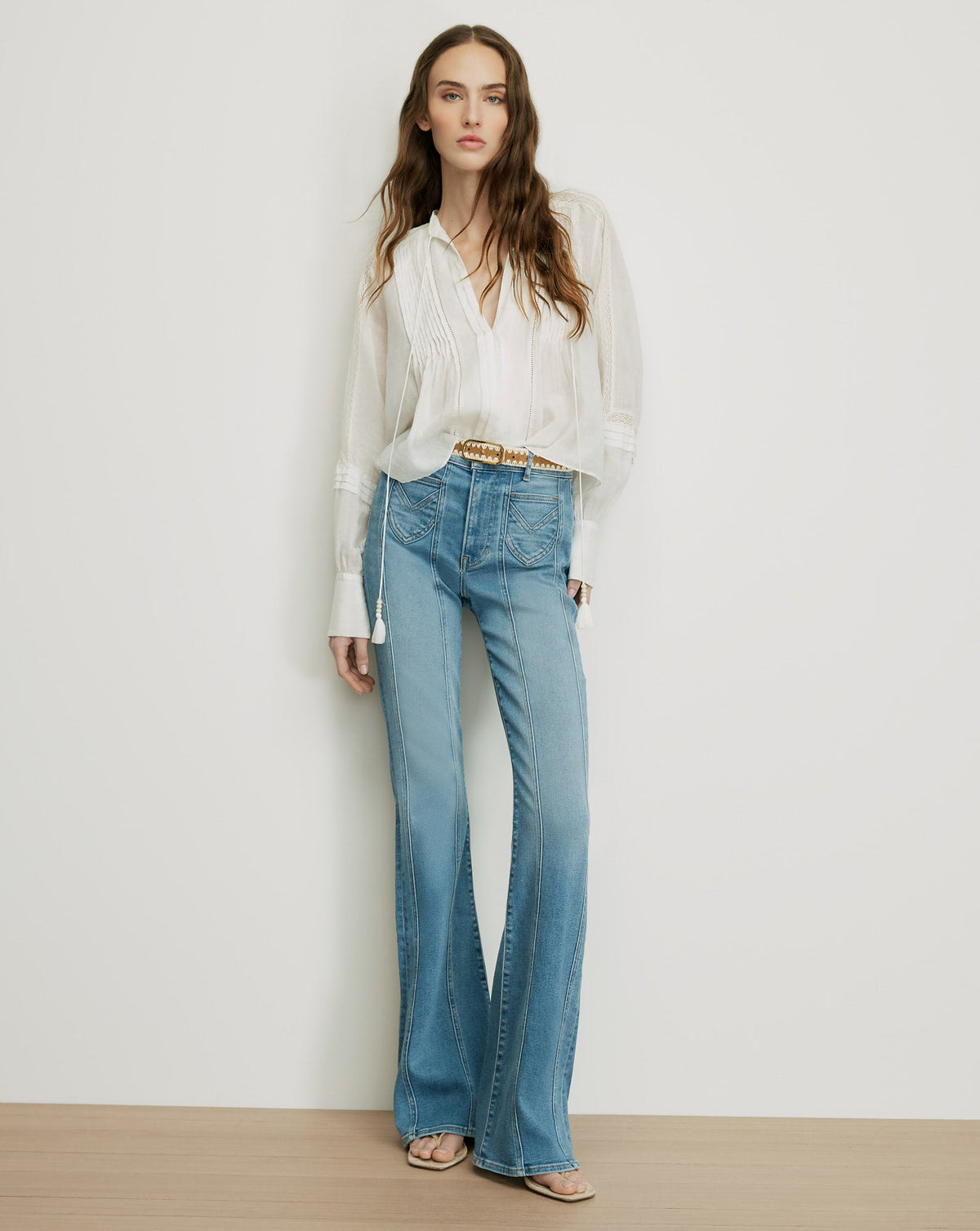 Sawyer Self-Tie Blouse