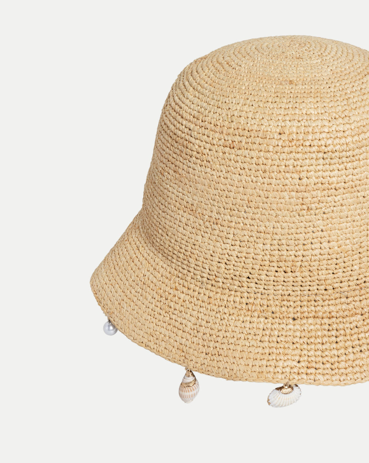 Le Bop Shell Raffia Hat