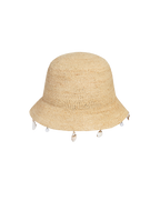 Le Bop Shell Raffia Hat