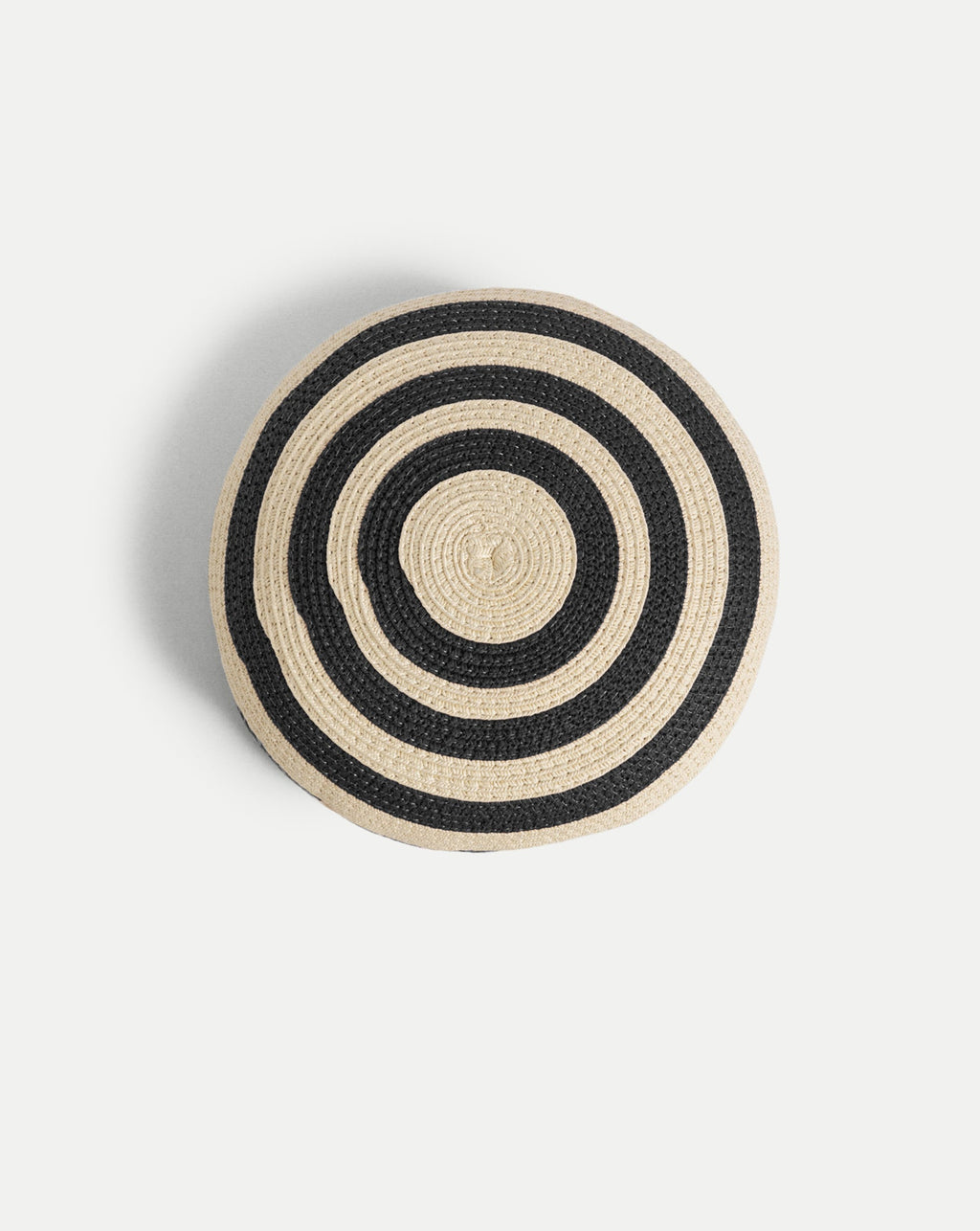 Le Jeanne Stripe Raffia Hat