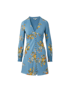 Robe courte à fleurs Gabria