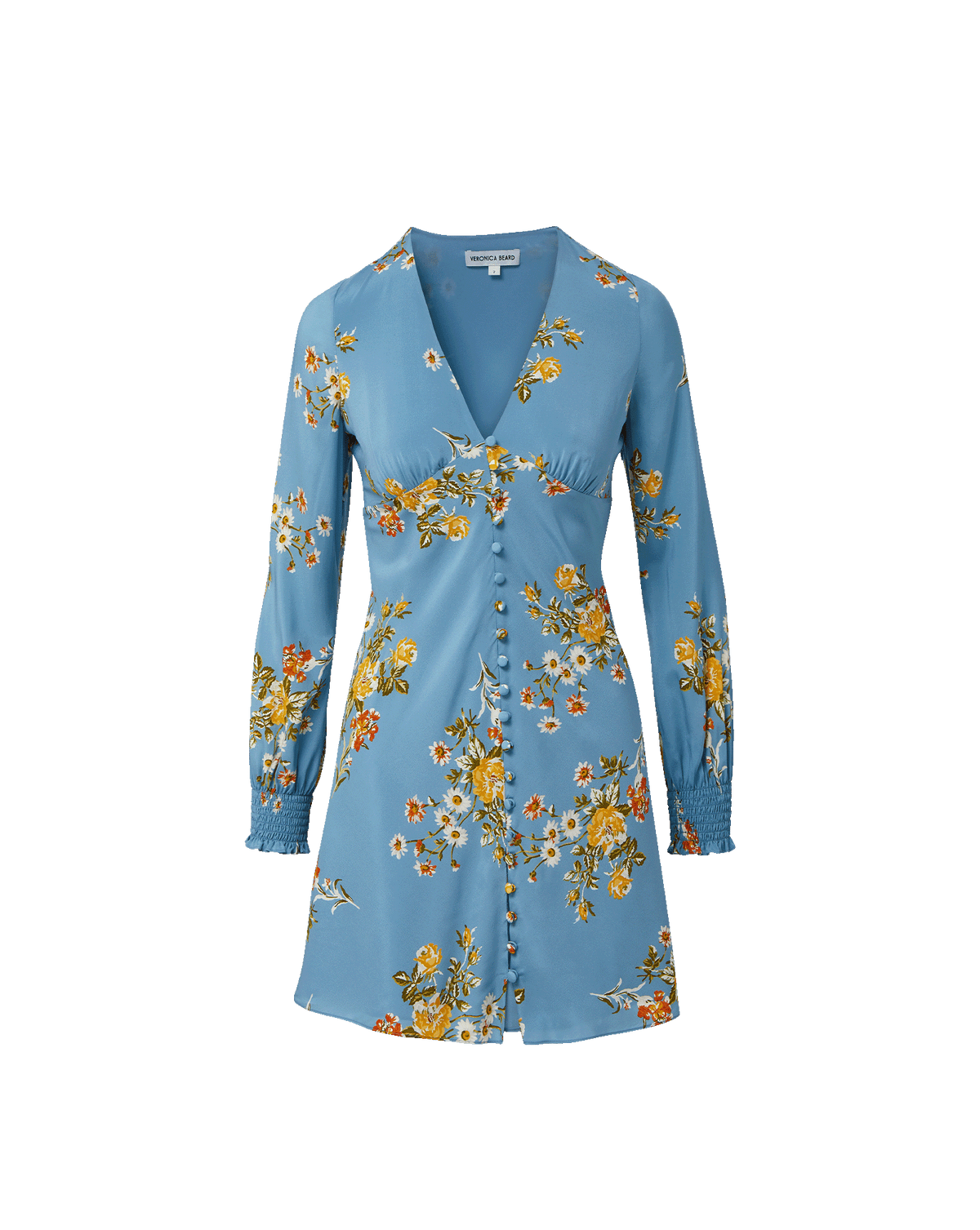 Robe courte à fleurs Gabria