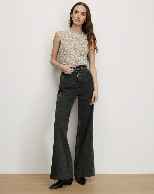 Jerrel Cropped Knit Tank Top