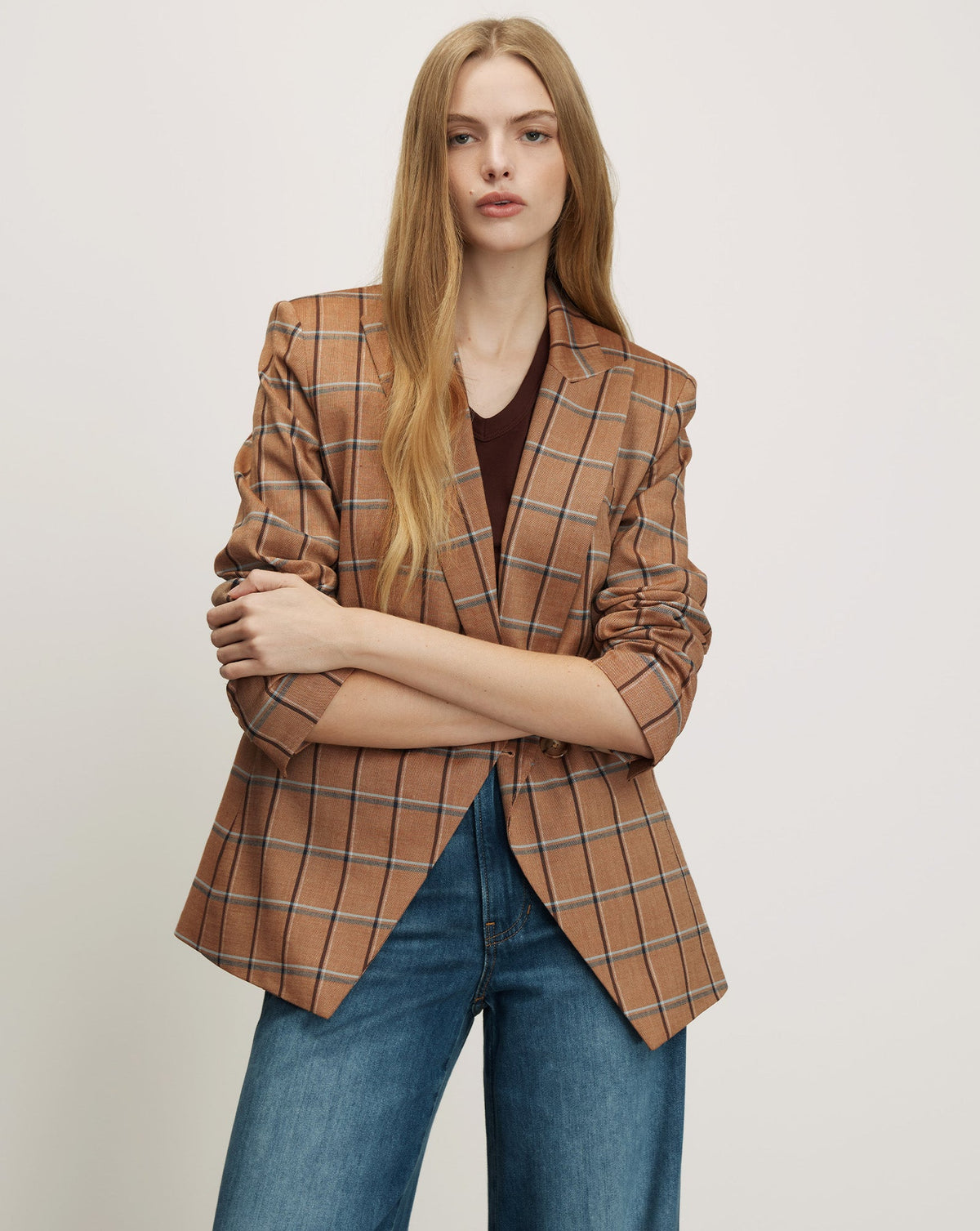 Rickie Plaid Dickey Jacket