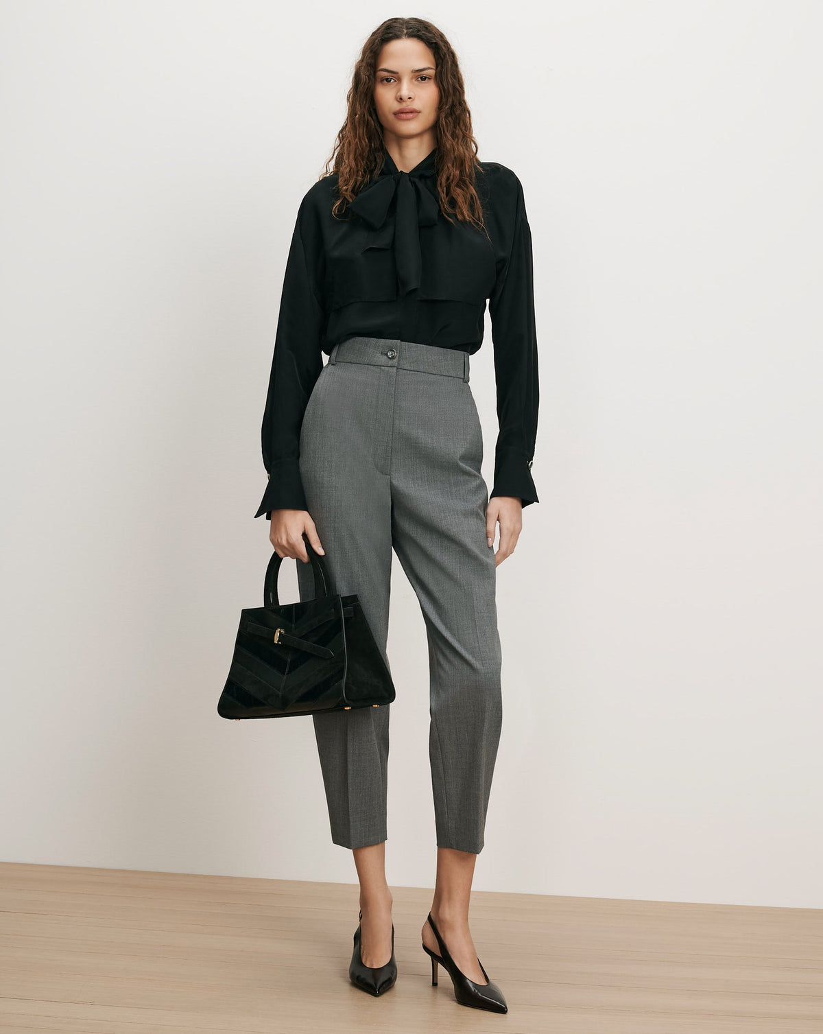 Darlis Scarf-Neck Blouse