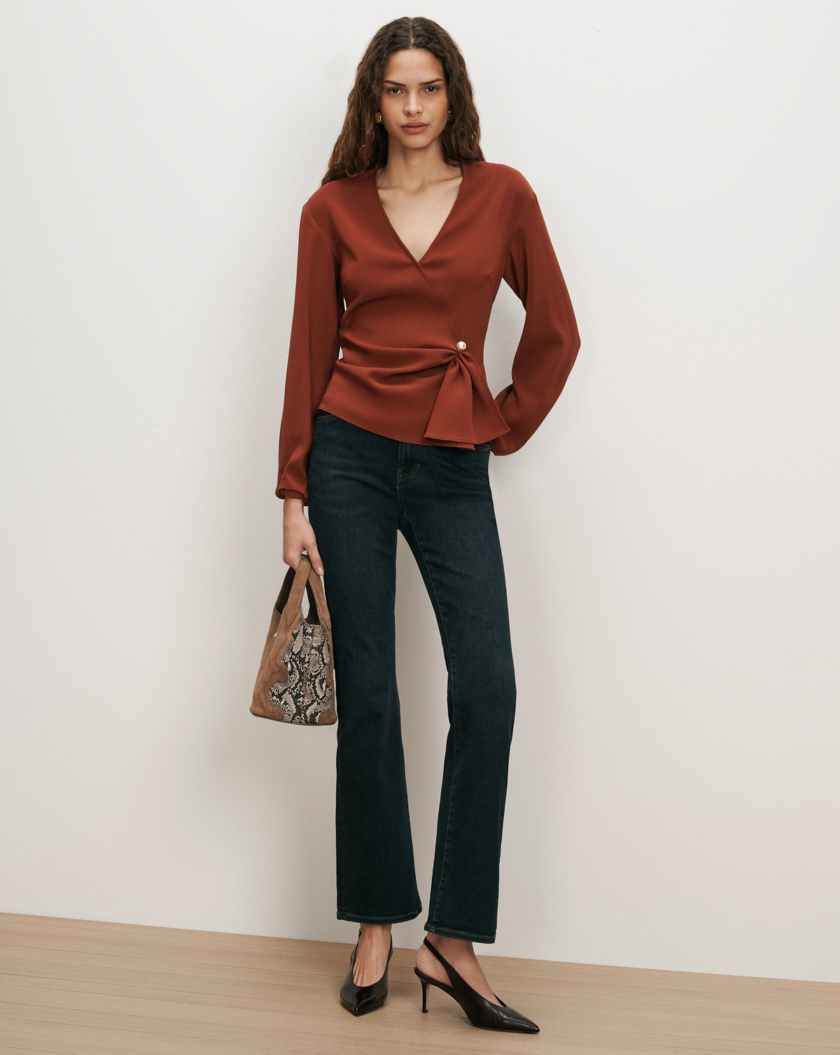 Drew Brooch Blouse