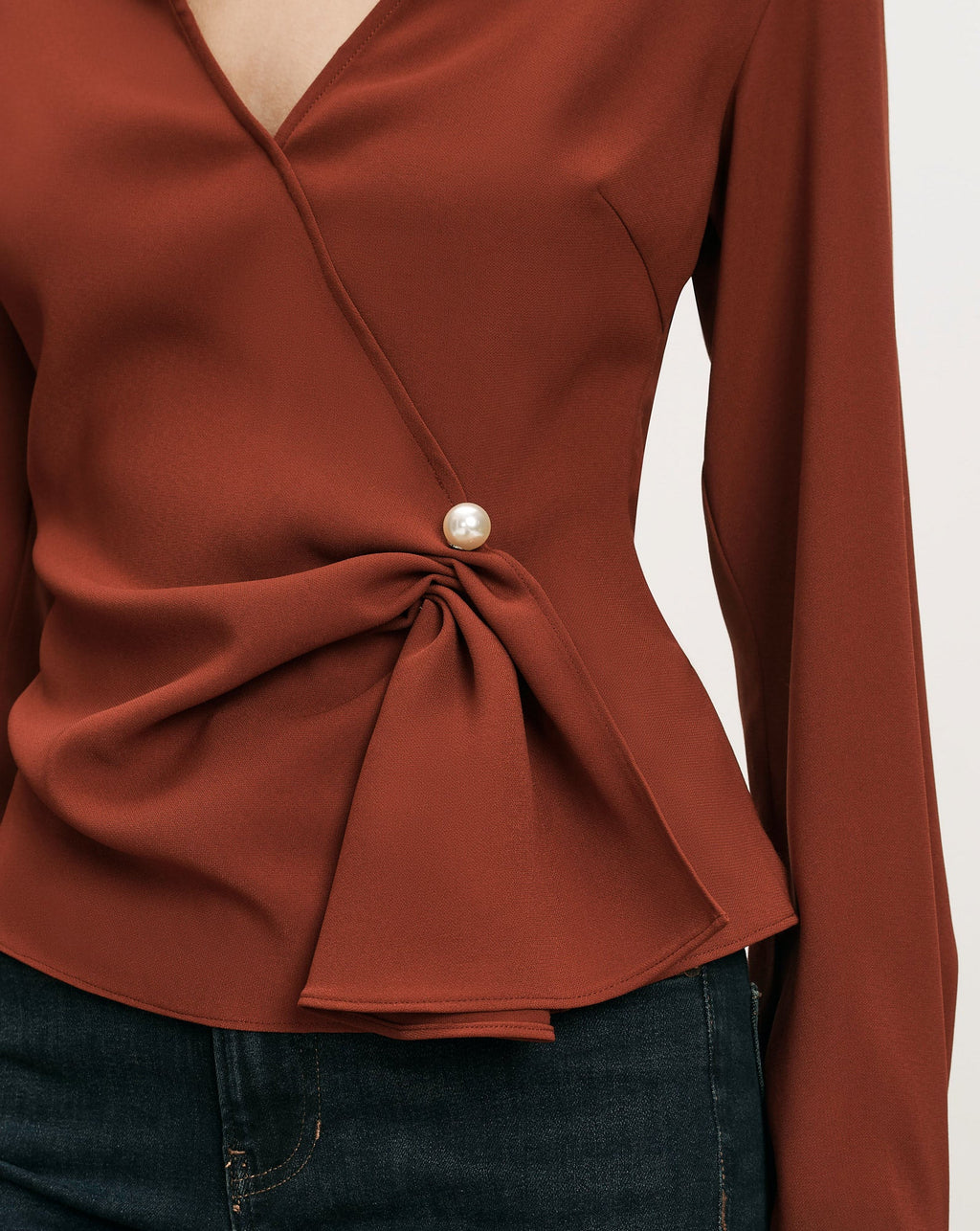 Drew Brooch Blouse