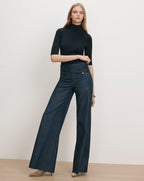 Ledger Wide-Leg Denim Pant