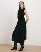 Freja Brooch Midi Dress