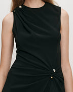 Freja Brooch Midi Dress