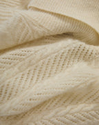 Pull sans manches Mazzy à maille ajourée