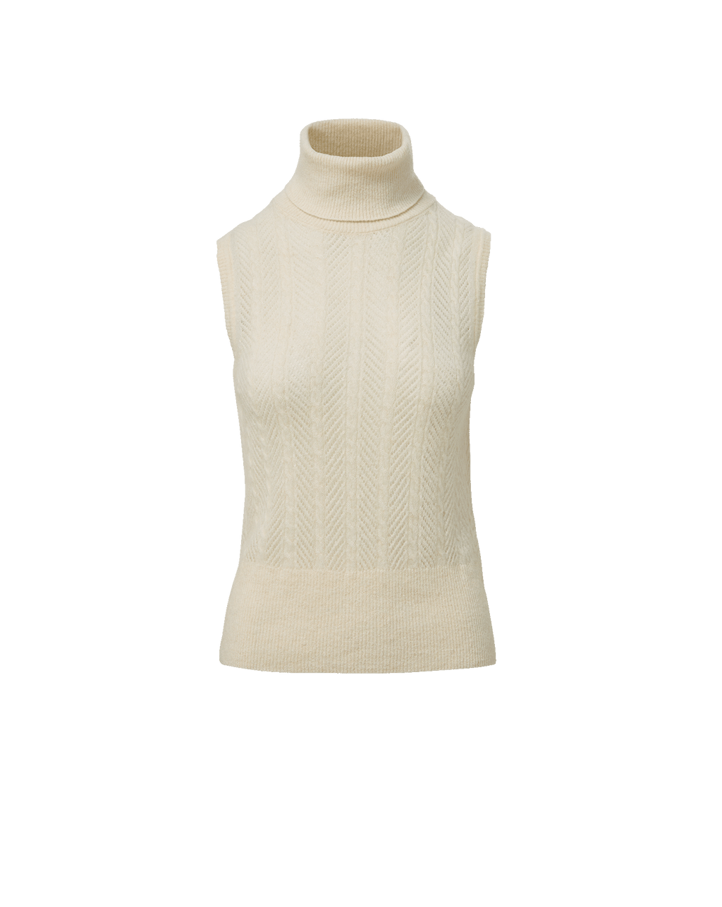 Pull sans manches Mazzy à maille ajourée
