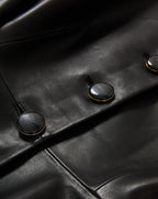 Quinn Leather Peplum Jacket