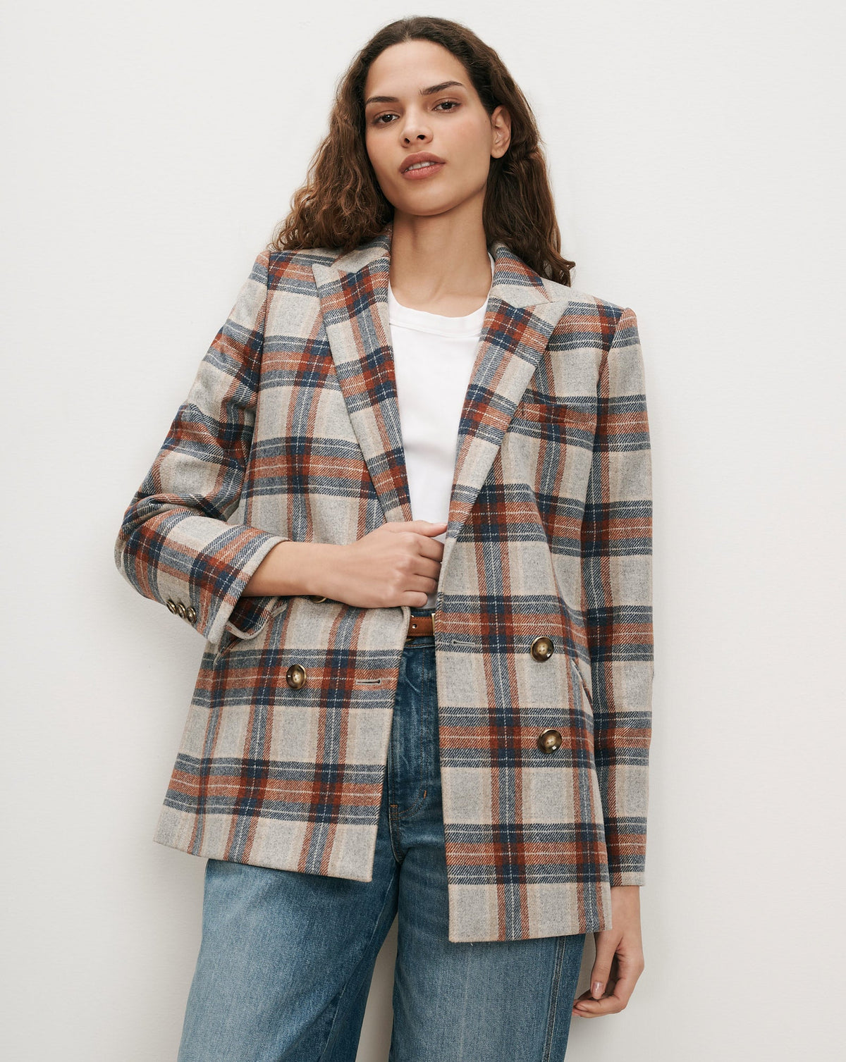 Oria Plaid Dickey Jacket