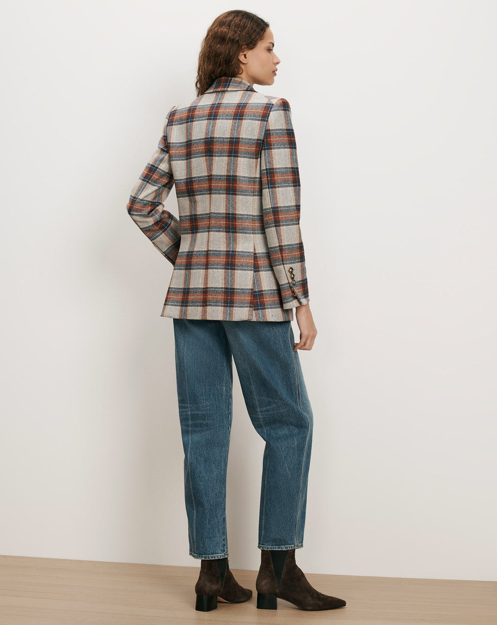 Oria Plaid Dickey Jacket
