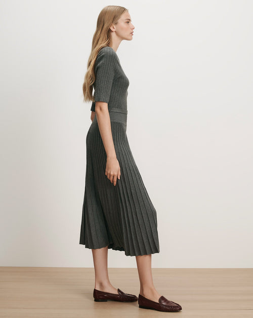 Robe midi Elthea ceinturée