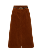 Alexie Corduroy Midi Skirt - Famous | Online Store
