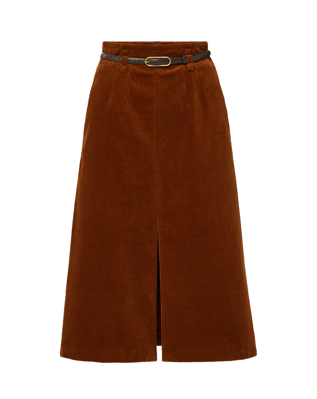 Alexie Corduroy Midi Skirt