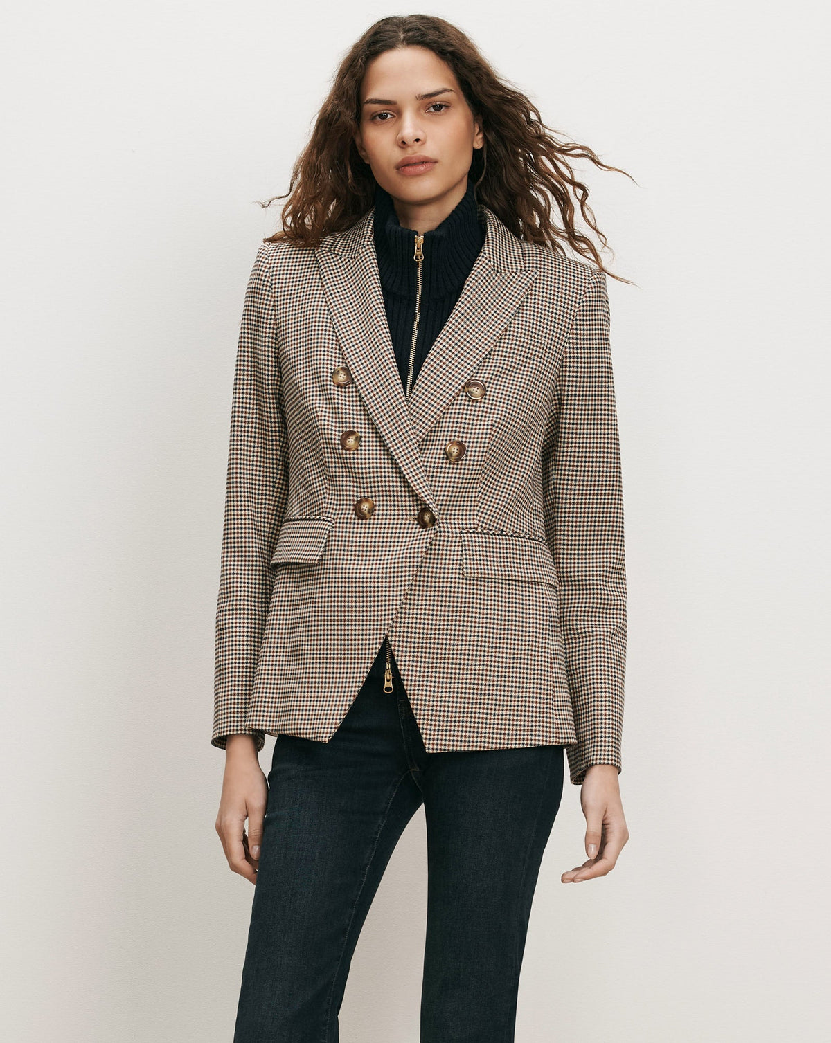 Miller Houndstooth Dickey Jacket