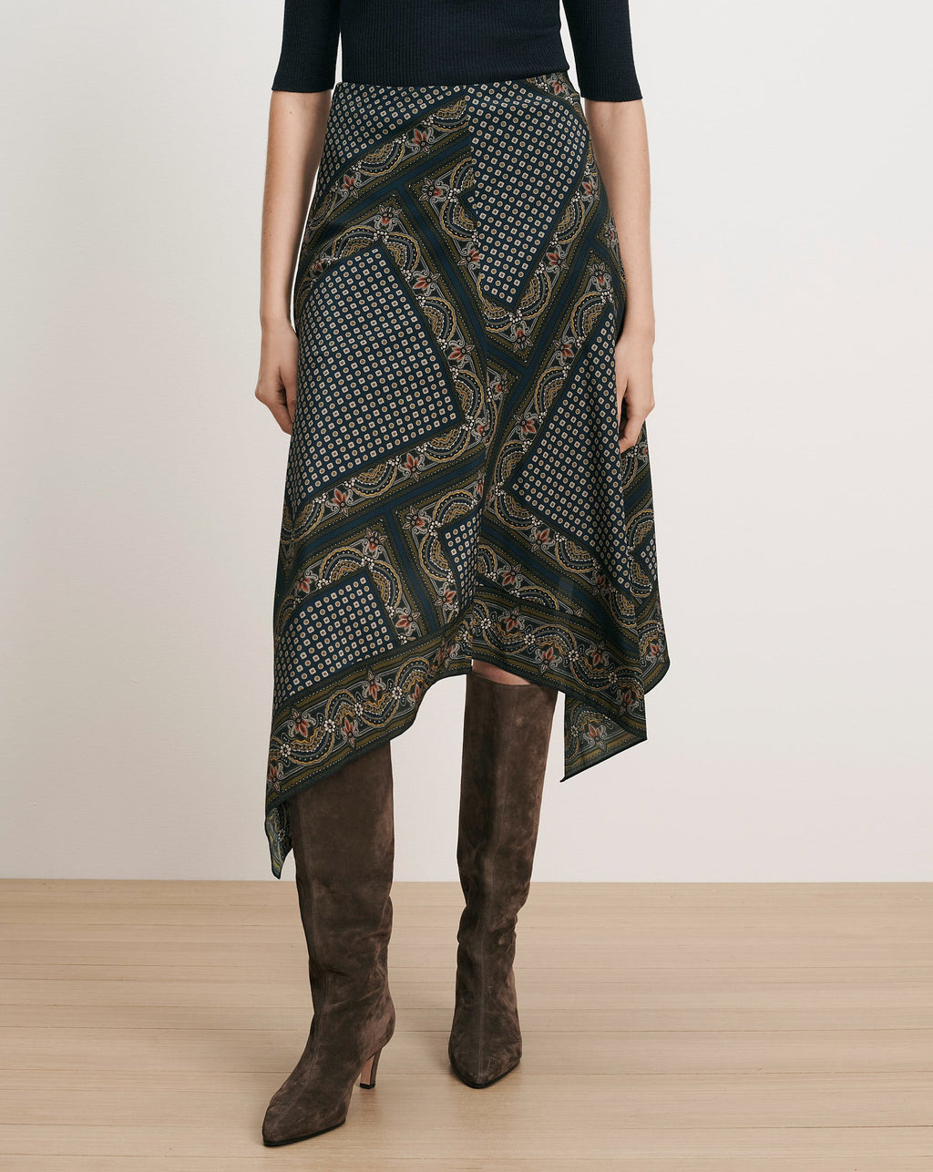Jupe midi asymétrique Hartley