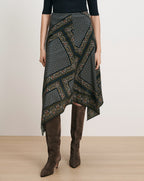 Jupe midi asymétrique Hartley