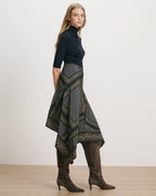 Jupe midi asymétrique Hartley
