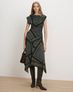 Jupe midi asymétrique Hartley