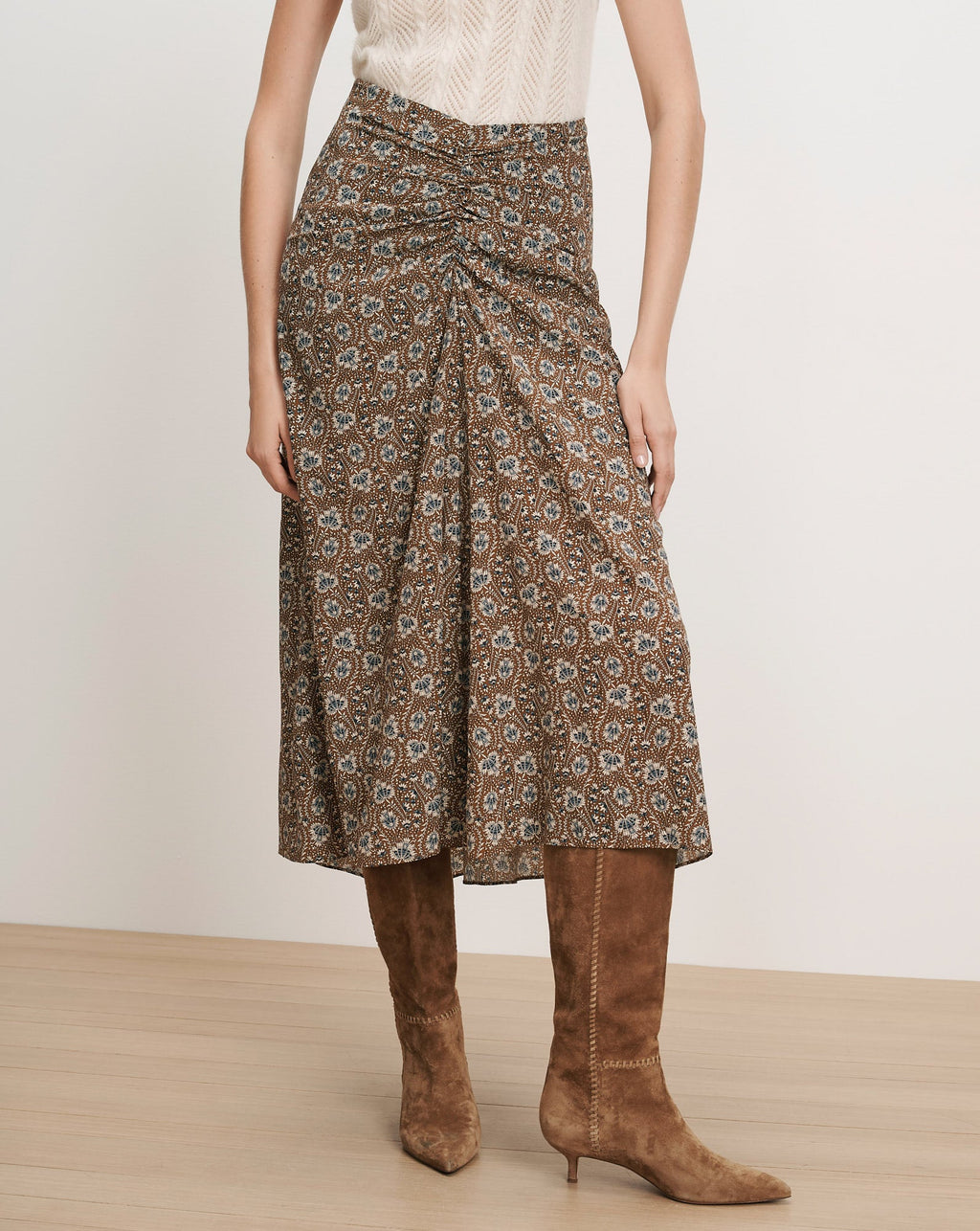 Jupe midi Limani à imprimé floral