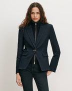 Miller Denim Single-Breasted Dickey Jacket