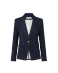 Miller Denim Single-Breasted Dickey Jacket