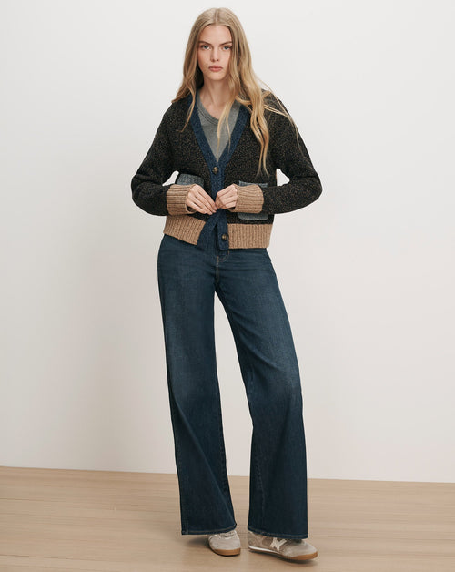 Josiane Color-Block Cardigan
