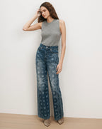 Jean large Taylor à bandana