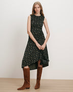 Robe midi sans manches Theodora