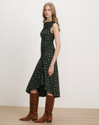 Robe midi sans manches Theodora