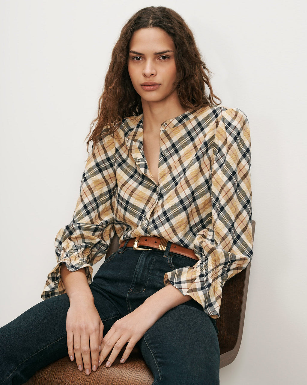 Blouse écossaise Ashlynn