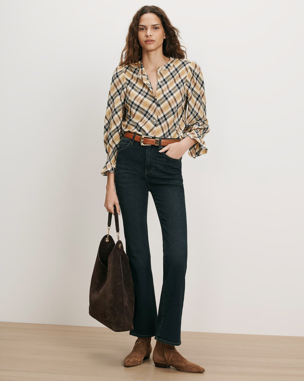 Blouse écossaise Ashlynn