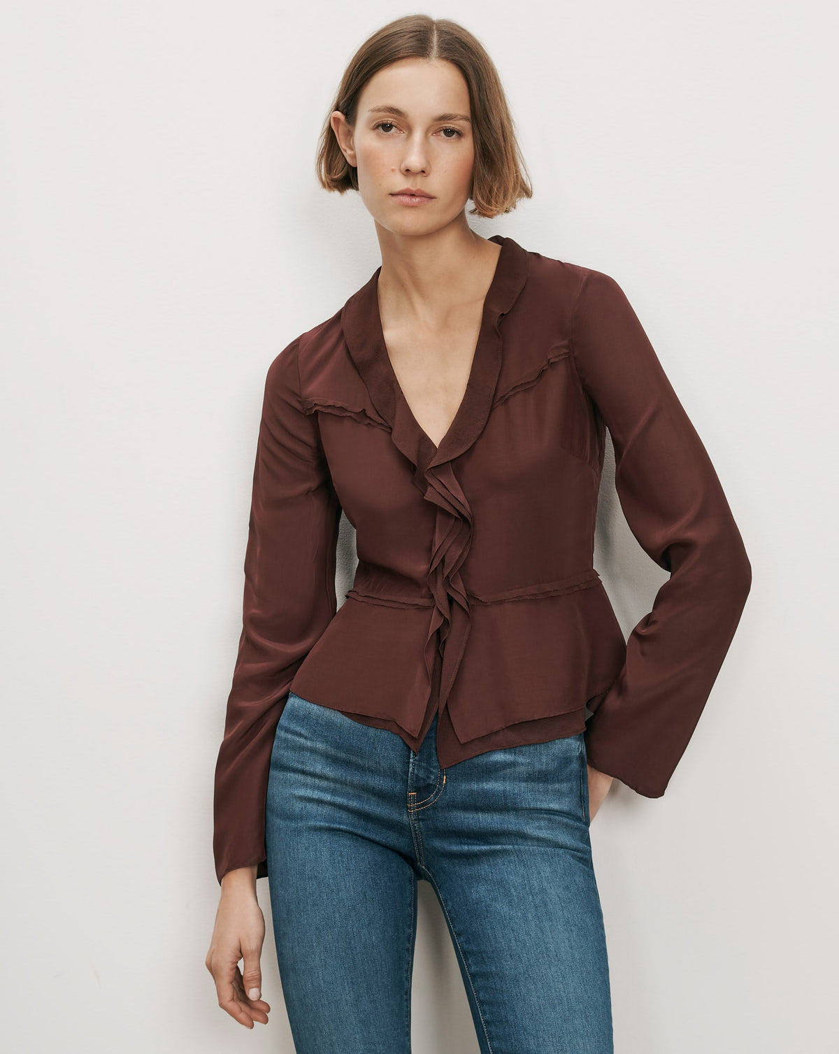 Loralynn Ruffled Blouse
