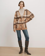 Covey Plaid Cardigan