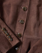 Quinn Suede Peplum Jacket