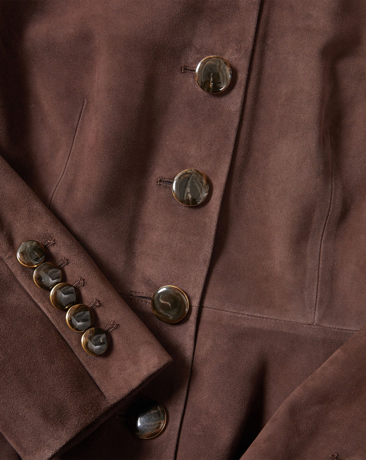 Quinn Suede Peplum Jacket