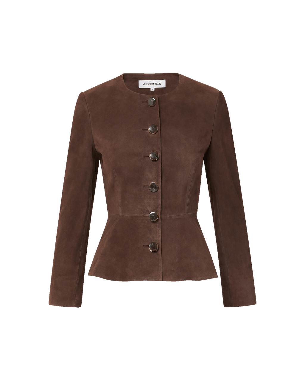 Quinn Suede Peplum Jacket