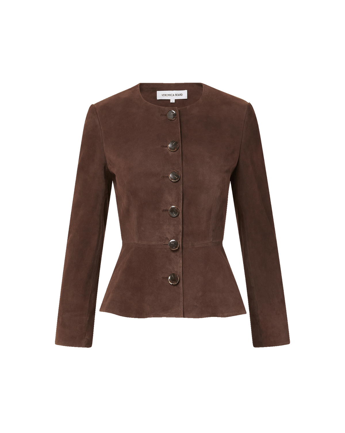 Quinn Suede Peplum Jacket