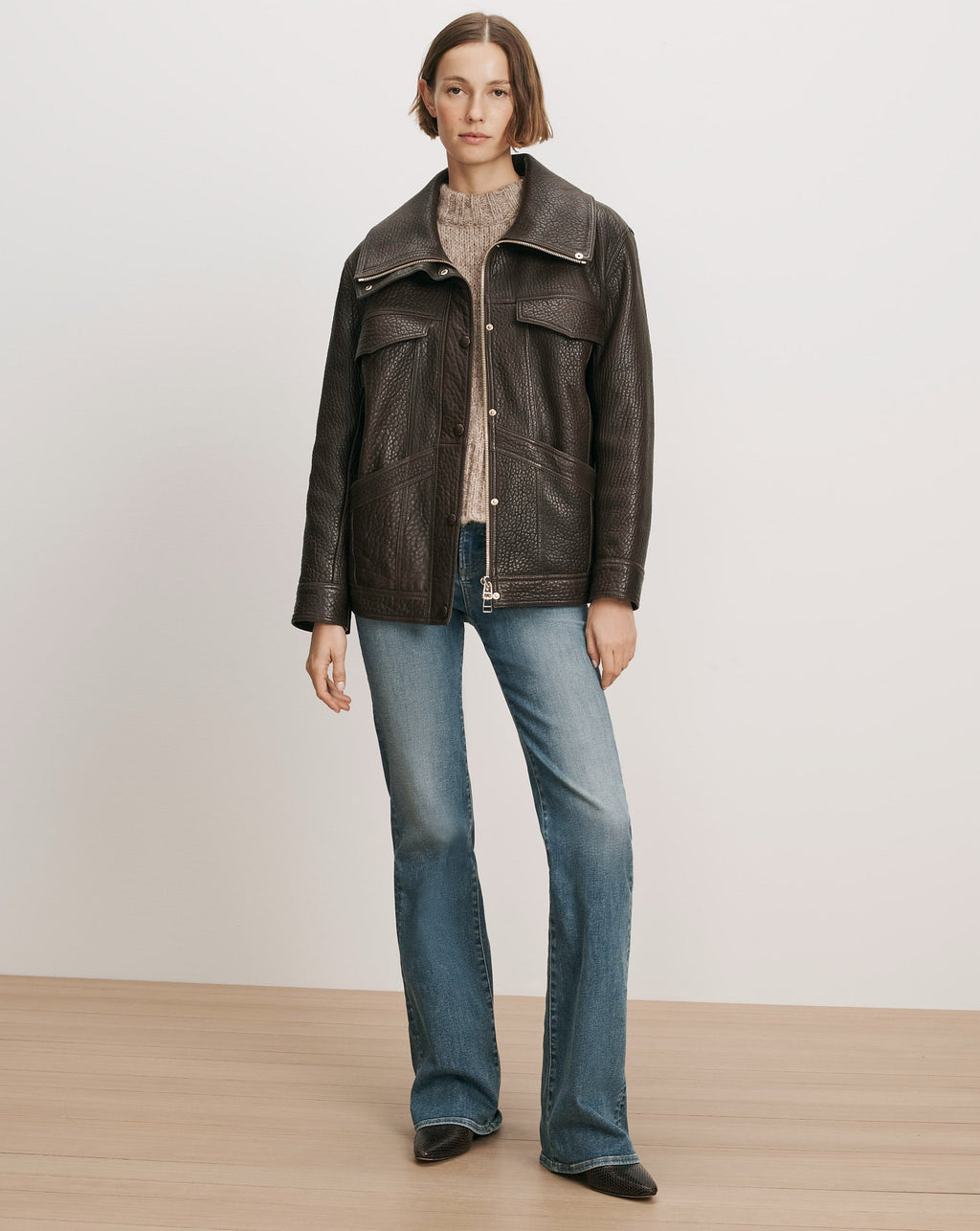 Silversmith Leather Dickey Jacket