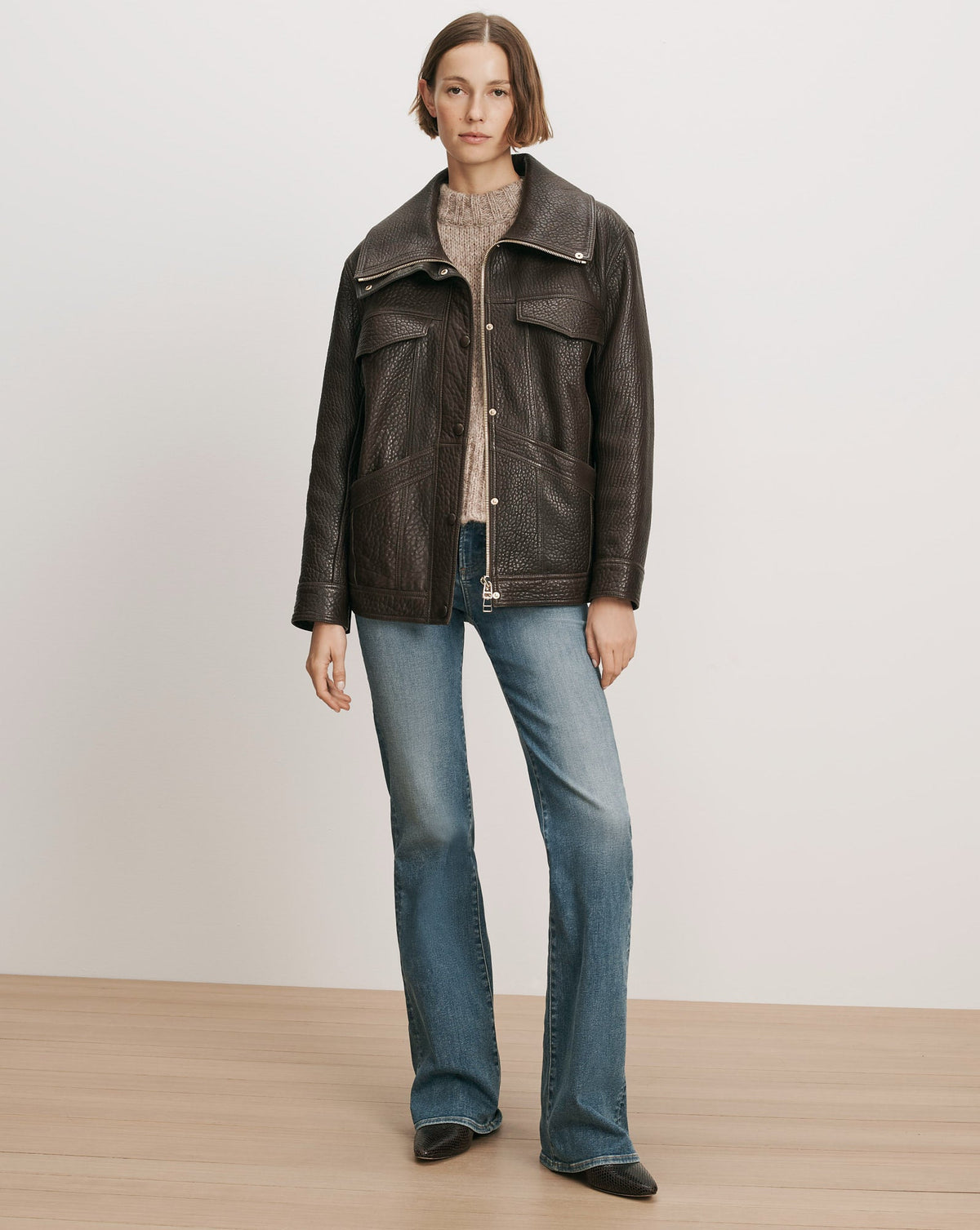 Silversmith Leather Dickey Jacket