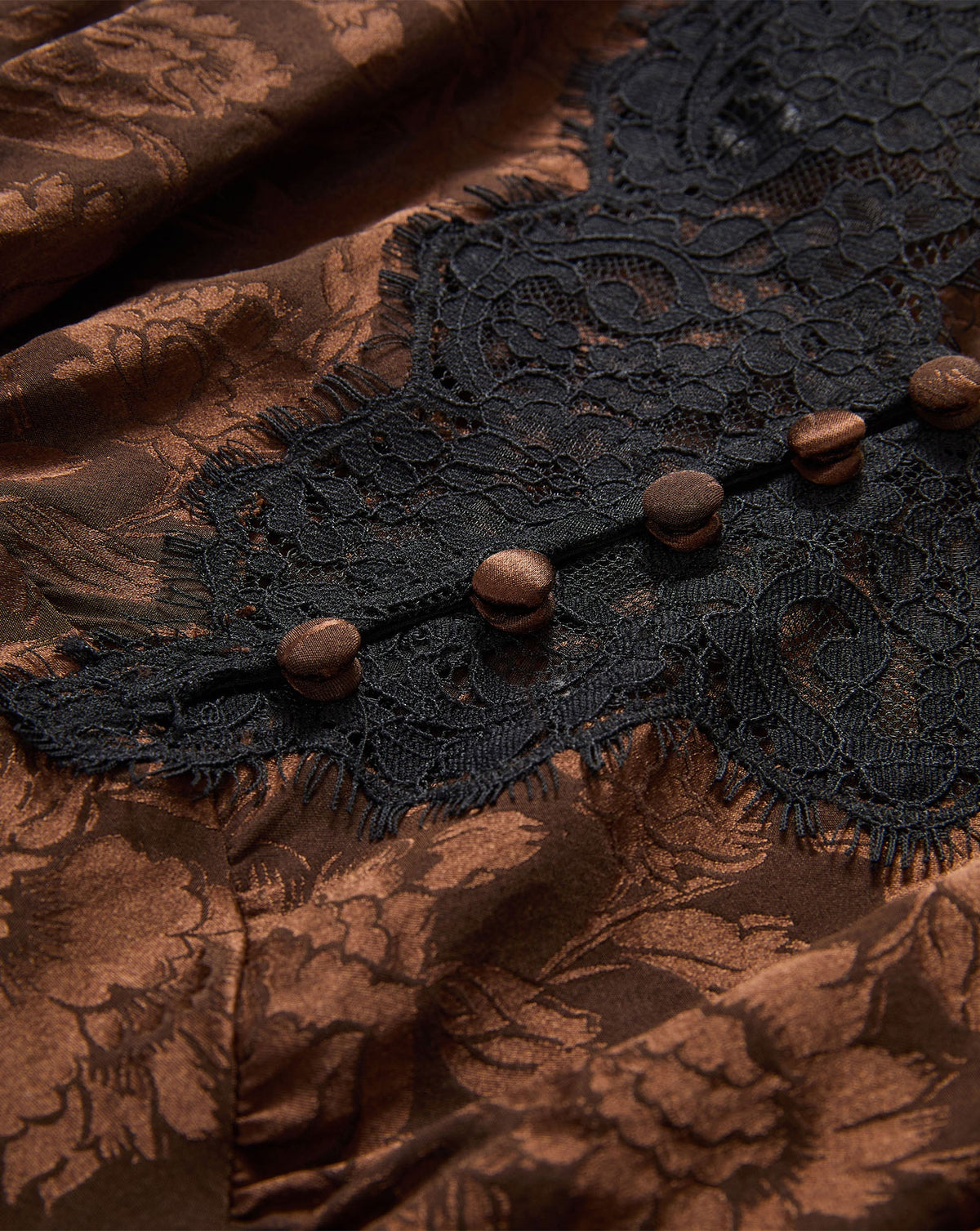 Pascaline Lace-Trimmed Top