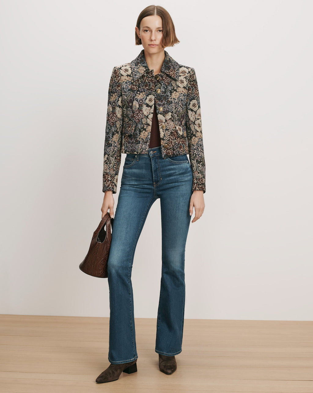 Veste brocart Wilde