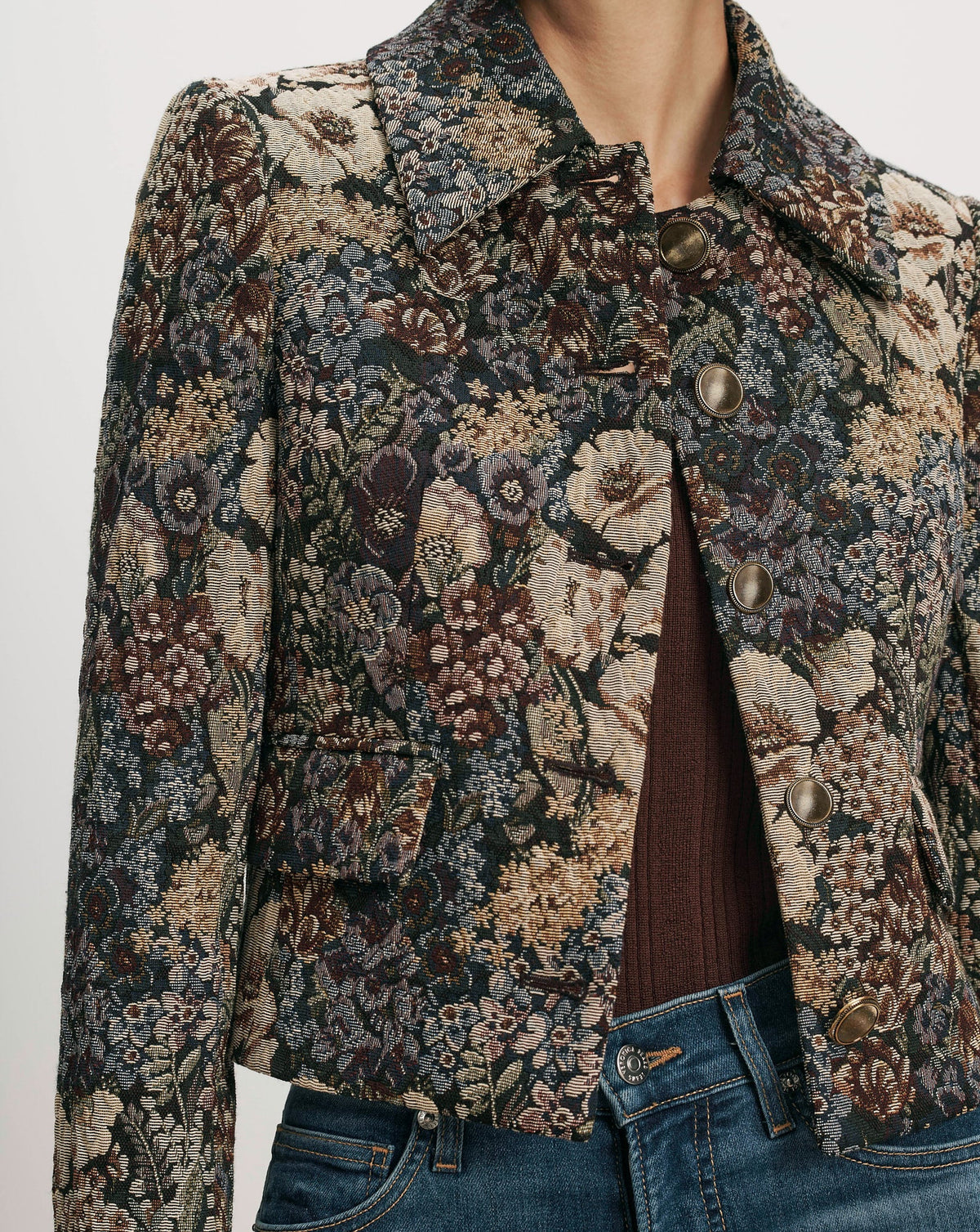 Veste brocart Wilde