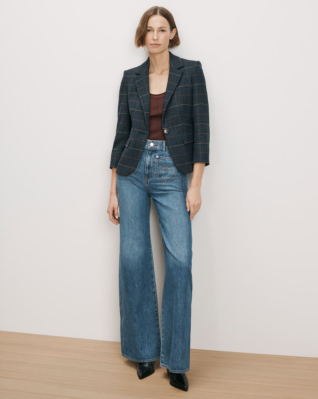 Schoolboy Plaid Dickey Jacket