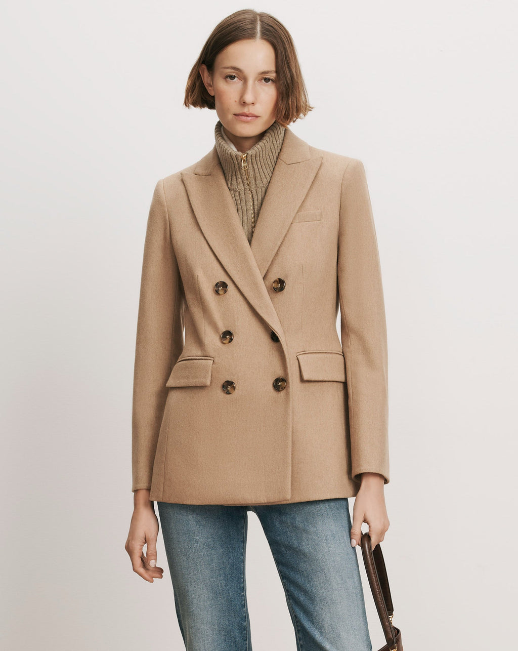 Ellette Camel Hair Dickey Jacket